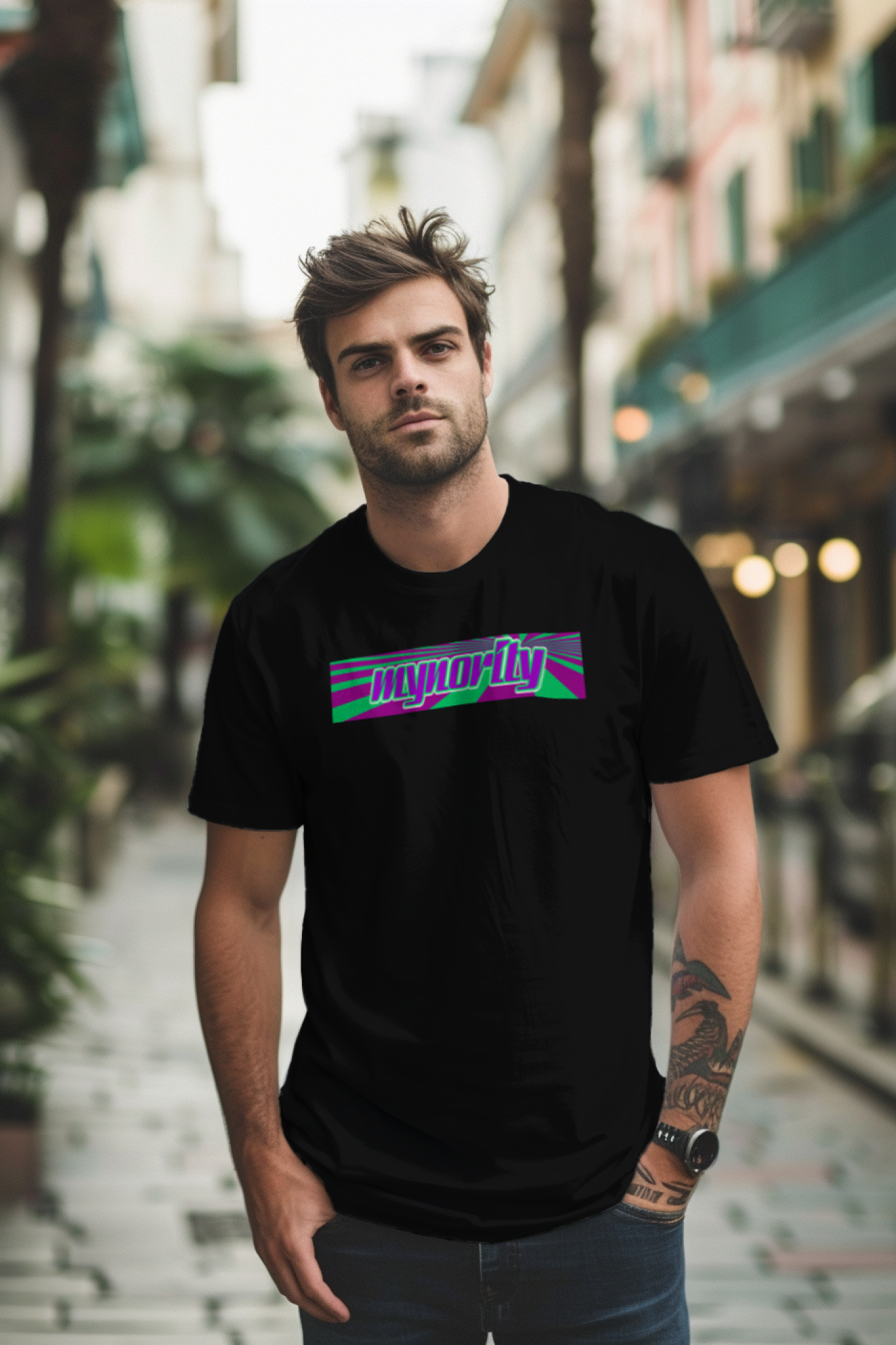 Purp & Green T-Shirt